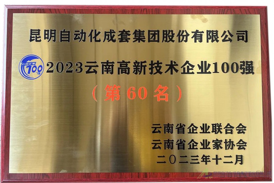 高新技术企业100强